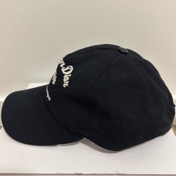 Dior Black Embroidered Cap - Picture 3 of 3